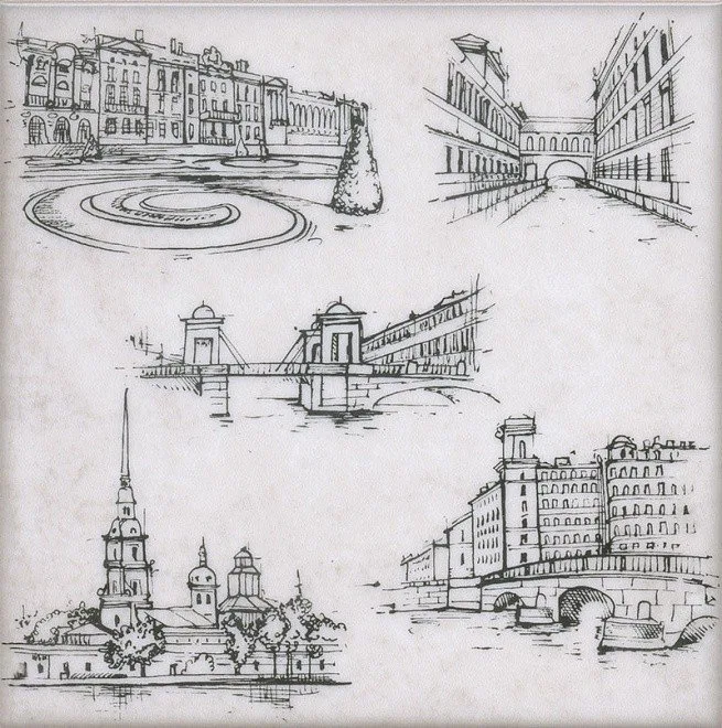 Керамическая плитка Марчиана SpB 20x20