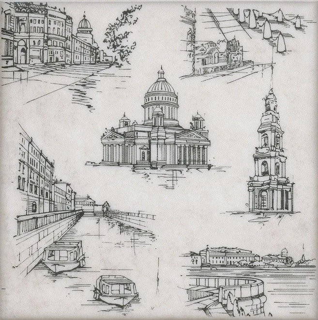 Керамическая плитка Марчиана SpB 20x20