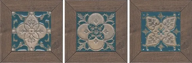 Керамическая плитка Меранти венге мозаичный 13x13 ID60
