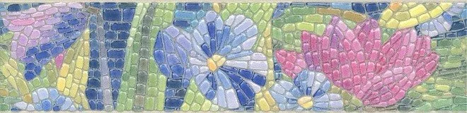 Керамическая плитка Сад Моне лаппатированный 30x7.2