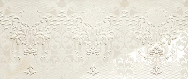 Damasco Bianco Decoro, 30,5x72,5