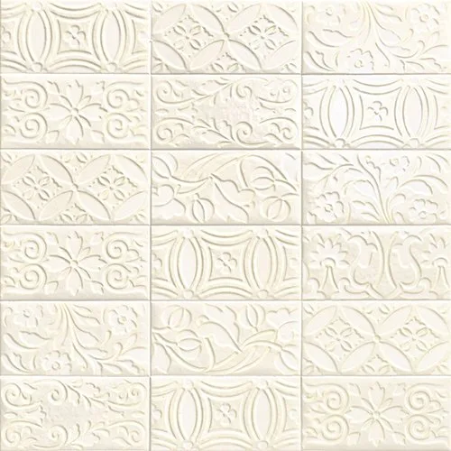 Velvet Deco Bianco 10x20 — Mainzu