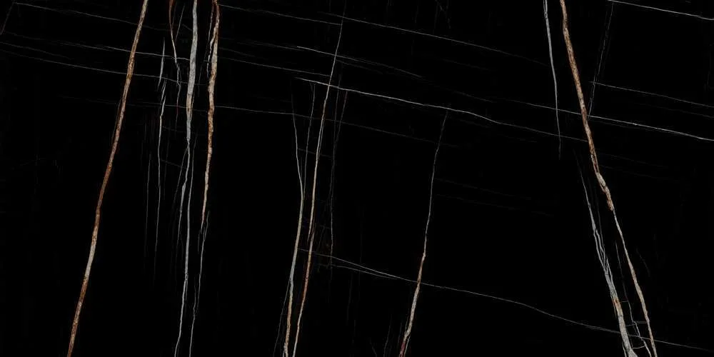 Laminam I Naturali Marmi Sahara Noir Extra Bocciardato Book Match Face B 324x162 20.5 мм — Laminam
