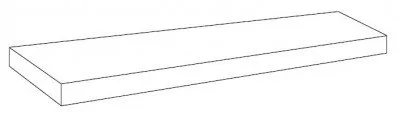 Ступень Forte Dei Marmi Rock Tiffan. Wh. Sc.Ang. SX 33x160 — Atlas Concorde Russia