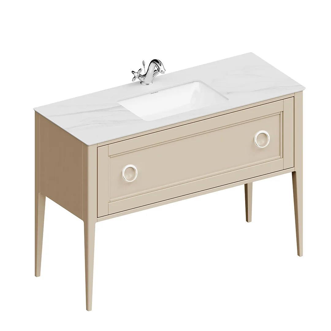 Тумба Plaza Classic Neo/Плаза Классик Нео напольная 1 ящик 120, капучино матовый — Kerama Marazzi