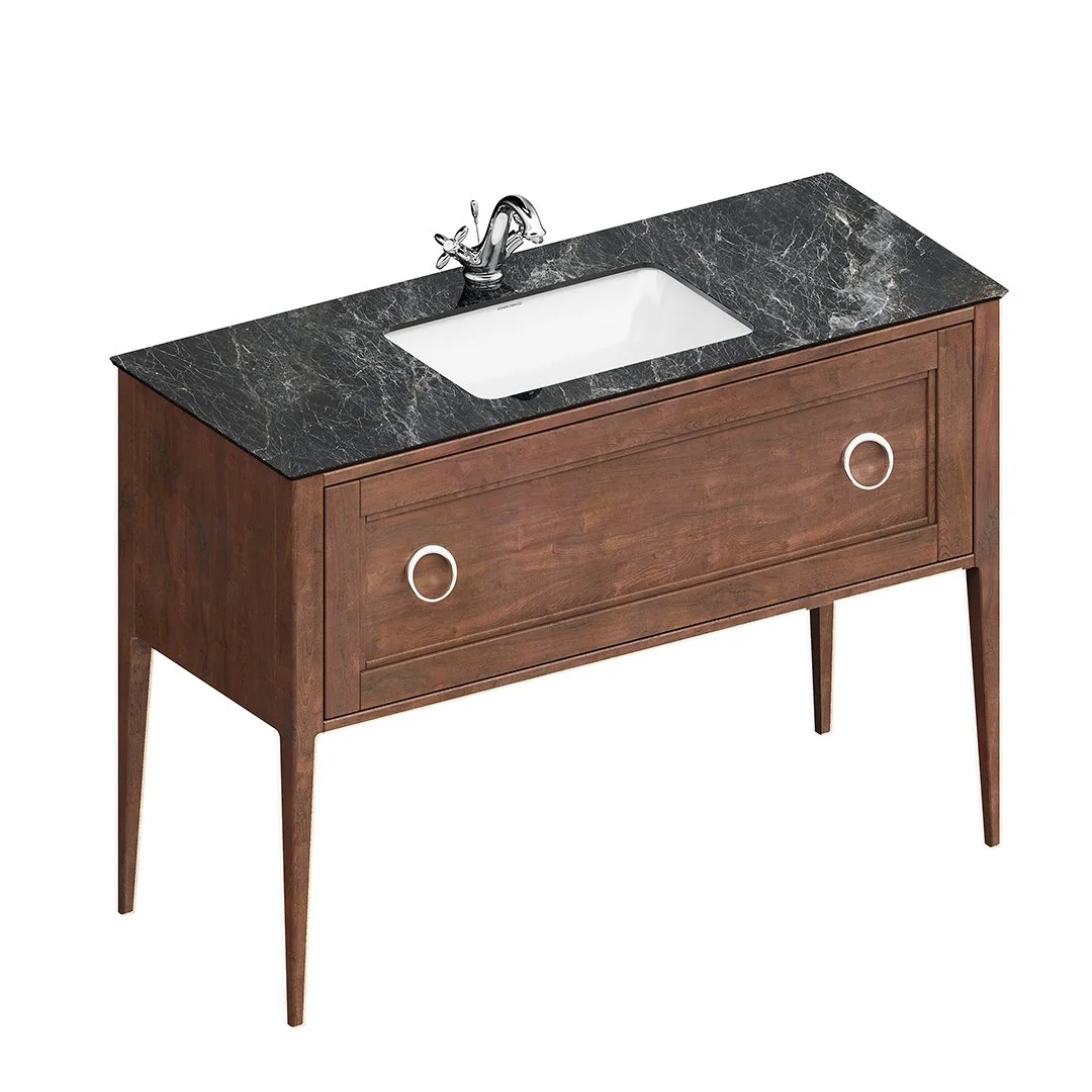 Тумба Plaza Classic Neo/Плаза Классик Нео напольная 1 ящик 120, орех матовый — Kerama Marazzi