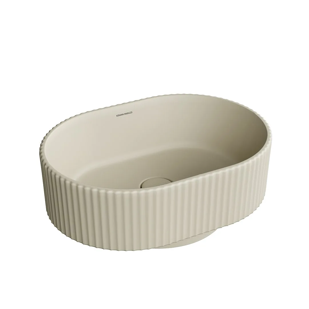 Раковина ARTBASIN Vento/АртБэйзин Венто накладная 50, песочная матовая — Kerama Marazzi