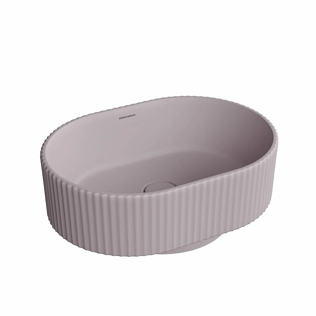 Раковина ARTBASIN Vento/АртБэйзин Венто накладная 50, мальва матовая — Kerama Marazzi
