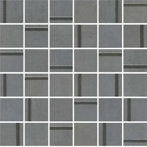 Гварди 1 мозаичный синий матовый обрезной 30x30