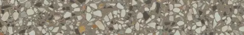 Плинтус Бричиола серый матовый обрезной 60x9,5