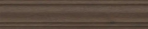 Плинтус Тровазо коричневый тёмный матовый 39,8x8