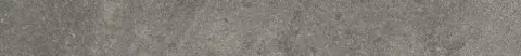 Плинтус Портленд серый тёмный матовый обрезной 80x9,5