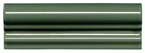 Керамическая плитка Moldura Italiana Pb C/C Verde Oscuro 5 X 15