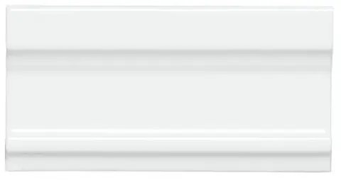 Керамическая плитка Cornisa Clasica Blanco Z 7.5 X 15