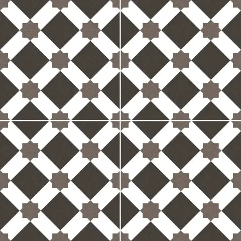 Керамическая плитка Chic Howard Black 45X45