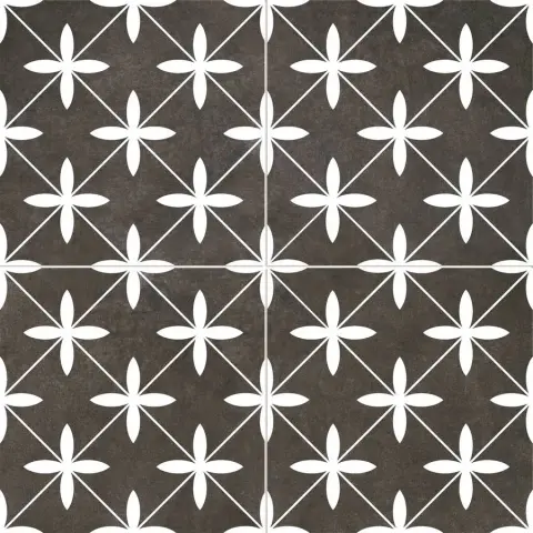 Керамическая плитка Chic Poole Black 45Х45