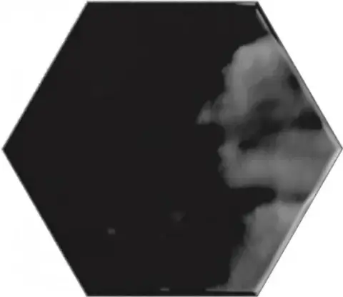 Керамическая Керамическая плитка Geometry Hex Black Glossy 15X17,3
