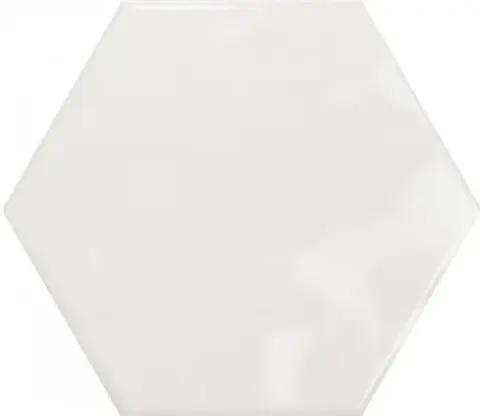 Керамическая Керамическая плитка Geometry Hex White Glossy 15X17,3