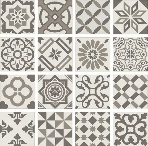 Декор Antigua Dec Gris 20X20