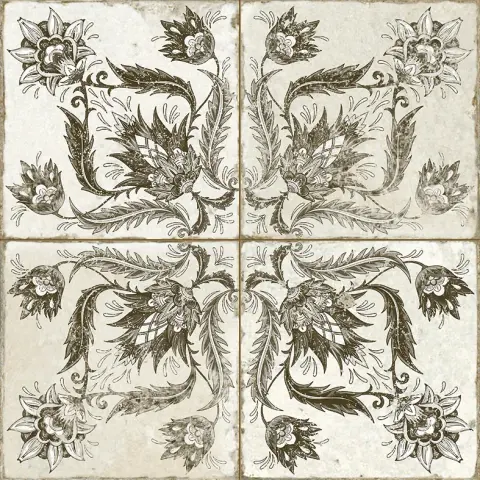 Керамическая плитка Fs Ivy Black 45x45