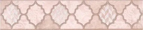 Керамическая плитка Фоскари розовый 25x5.4