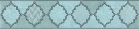 Керамическая плитка Фоскари бирюзовый 25x5.4