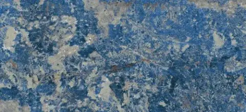 Керамогранит Bijoux Sodalite Bleu Glossy 6mm 120x280 Ret