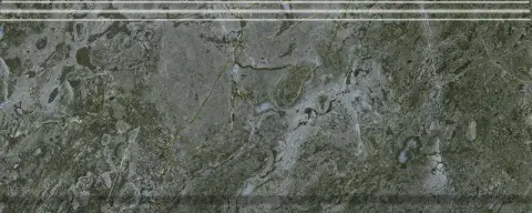 Серенада зелёный глянцевый обрезной 30x12