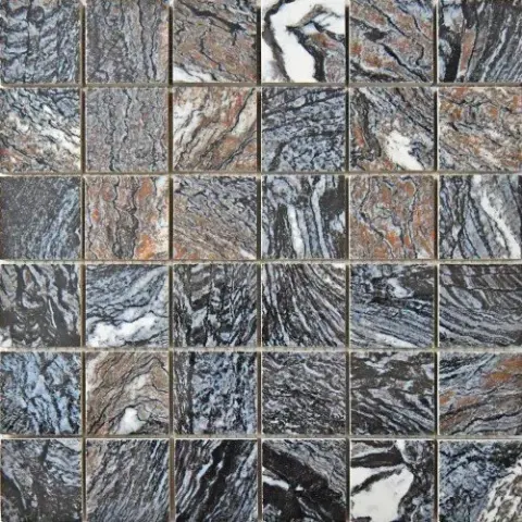 Керамогранит Mosaico Sodalite Blue Polished 5x5 30x30