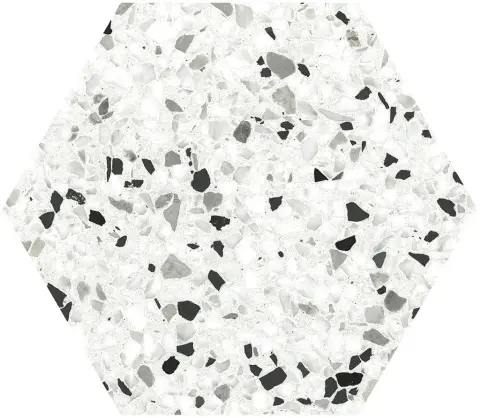 Керамогранит Tempo Hexa Black 20x24