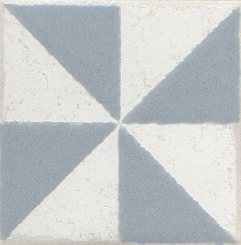 Керамогранит Амальфи орнамент серый 9.8x9.8