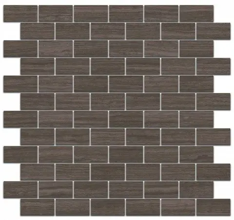 Керамогранит Грасси коричневый мозаичный 32x30