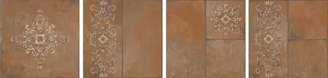 Керамогранит Каменный остров коричневый декорированный 30x30 SG926400N
