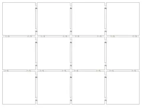 Керамогранит Конфетти белый 9.8x9.8 1230HS