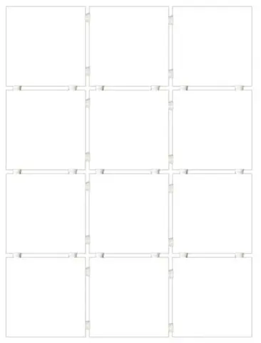 Керамогранит Конфетти белый блестящий 9.9x9.9 1146TS