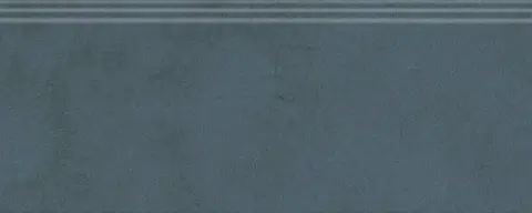 Плинтус Чементо синий тёмный матовый обрезной 30x12