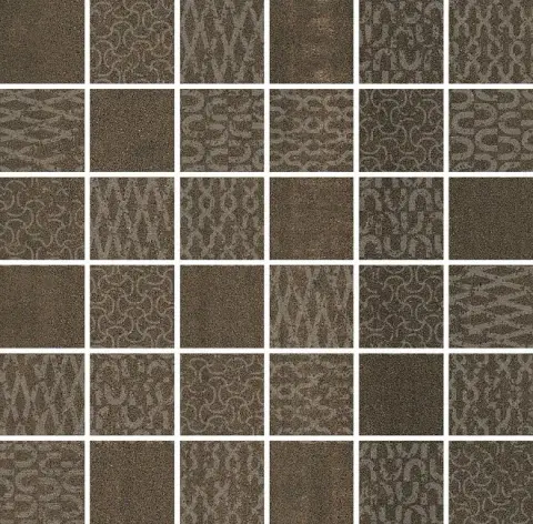 Керамогранит Про Дабл коричневый мозаичный 30x30