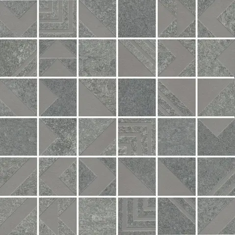 Керамогранит Про Нордик серый мозаичный 30x30 (гранит)