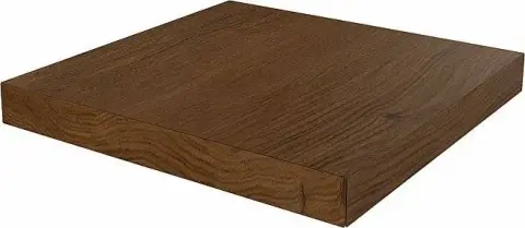 Керамогранит Ступень Сальветти вишня угловая левая клееная 33x33