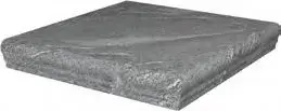Керамогранит Ступень угловая Бореале серый тёмный 30x30
