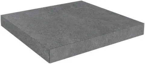 Керамогранит Ступень угловая клееная Фондамента пепельный 33x33