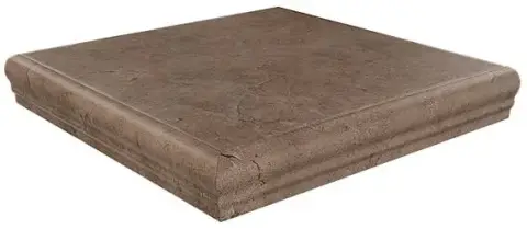 Керамогранит Ступень угловая Фаральони коричневый 34x34