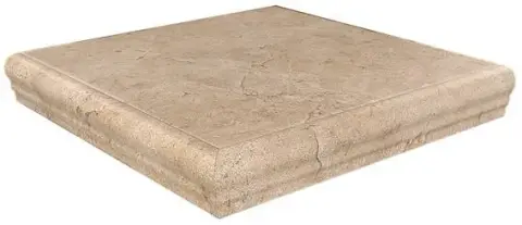 Керамогранит Ступень угловая Фаральони песочный 34x34