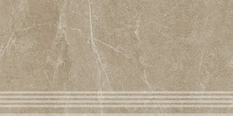 Ступень фронтальная Эстерель бежевый матовый обрезной 30x60