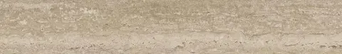 Плинтус Про Травертин бежевый матовый обрезной 60x9,5