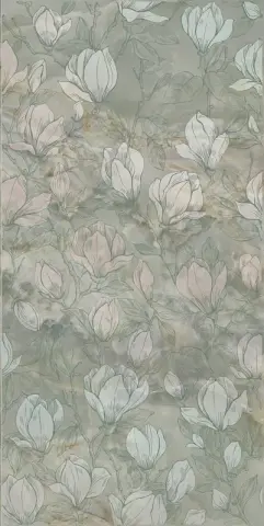 Сен-Тропе зелёный светлый глянцевый обрезной 60x119,5 декор