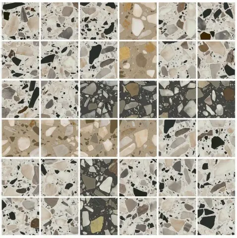 Бричиола 2 мозаичный лаппатированный 30x30 керам.декор (гранит)
