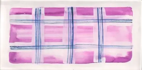 Керамическая плитка Deco Aquarel Pink Brillo 15x30