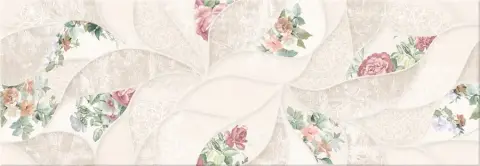 Керамическая плитка Malwiya Milk Floris 24.2x70
