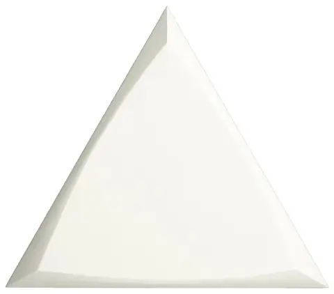 Керамическая плитка Triangle Channel White Matt 15x17